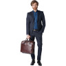 Сумка дорожная PIQUADRO BLUE SQUARE 20x55x40см 20л. 2,58кг. Кожа коричневый BV4729B2-MO